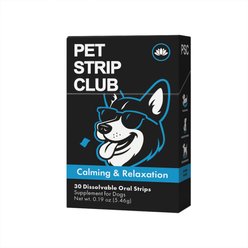 Pet Strip Club Chicken Flavor Calming & Relaxation Dissolvabe Strip Supplement for Dogs, 30 count slide 1 of 8