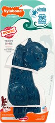 Nylabone Power Chew Love Our Oceans Teddy Bear Beef Jerky Dental Chew Bone Dog Toy, Large