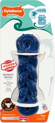 Nylabone Power Chew Love Our Oceans Infinity Braid Beef Flavor Dental Chew Bone Dog Toy, Medium
