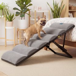 Veehoo Adjustable Height Dog Ramp, Grey, 17 to 23-in slide 2 of 9