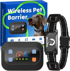 Mimofpet B2 Wireless Dog Barrier, Black, Medium/Large