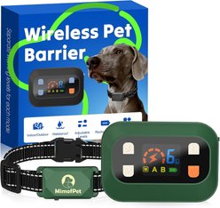 Mimofpet B2 Wireless Dog Barrier, Green, Medium/Large