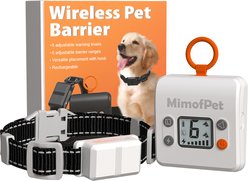 Mimofpet B1 Wireless Dog Barrier, White, Medium/Large