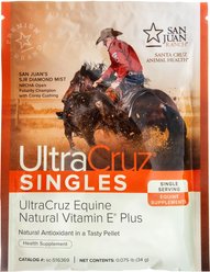 UltraCruz Natural Vitamin E Plus Pellets Horse Supplement, 30 Day Singles