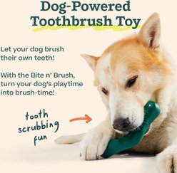 Woof Bite n' Brush Refill Grain-Free Beef Sticks Adult Dental Dog Chew Treats, 8-oz bag, 2 count slide 2 of 7