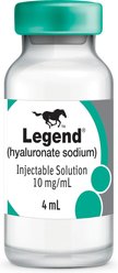 Legend (hyaluronate sodium) Injectable Solution for Horses, 10 mg/mL, 4-mL Vial