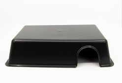 Fluker's Reptile Hide Box, Black, Black, X-Large