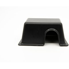 Fluker's Reptile Hide Box, Black, Black, Small