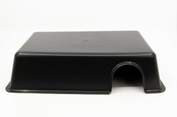 Fluker's Reptile Hide Box, Black, Black, Large