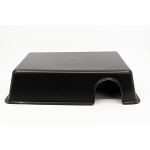 Fluker's Reptile Hide Box, Black, Black, Large