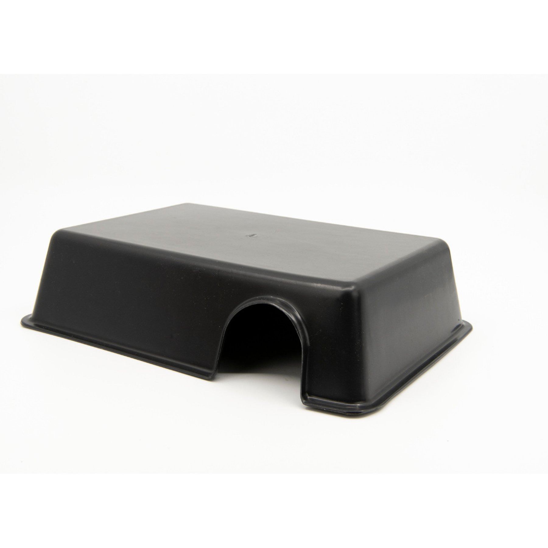 Fluker's Reptile Hide Box, Black, Black, Medium