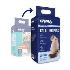Chewy Made Cat Litter Pads (FORMERLY FRISCO), Unscented, 20 count