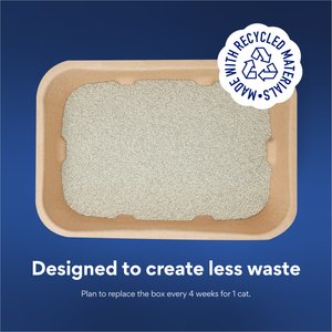 Chewy Made High-Sided Heavy Duty Disposable Litter Box, Jumbo (FORMERLY FRISCO), 21-in, 2 count