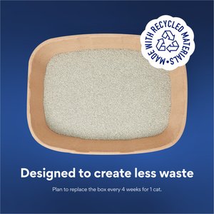 Chewy Made High-Sided Disposable Cat Litter Box, Jumbo (FORMERLY FRISCO), 21-in, 2 count