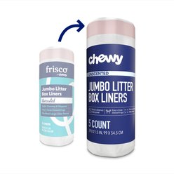 Chewy Made Litter Box Pan Liners (FORMERLY FRISCO), 5 count