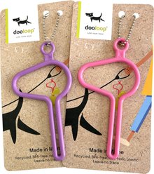 dooloop Best Girl Duo Dog Waste Holder, Lilac/Malibu Pink