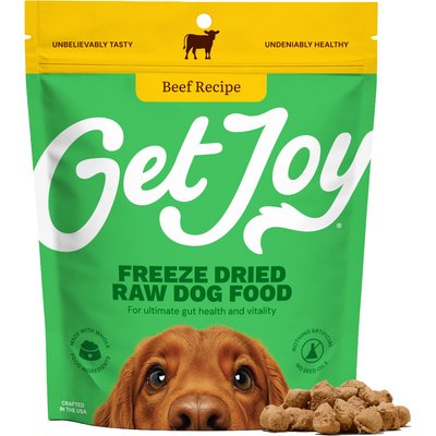 Get Joy Get Joy Beef Recipe Human-Grade All Life Stages Freeze-Dried Raw Dog Food, 4-oz bag
