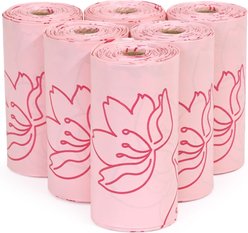 HugSmart Eco-friendly Sakura Scented Poop Bags, 120 count slide 2 of 7