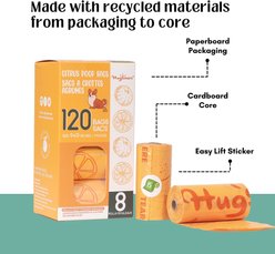 HugSmart Eco-friendly Citrus Scented Poop Bags, 120 count slide 2 of 7