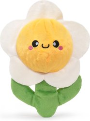 HugSmart Squeaky Spiky Ball Plush Daisy Dog Toy, Medium