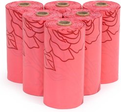 HugSmart Eco-friendly Rose Scented Poop Bags, 120 count slide 2 of 7