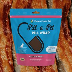 Green Coast Pet Green Coast Pet Pill-a-Pet Bacon Flavor Soft & Chewy Dog Treat, 4.2-oz bag slide 2 of 6