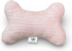 Our Green House Organic Bone Plush Dog Toy, Pink