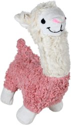 Our Green House Organic Stuffed Alpaca Dog Toy, Pink