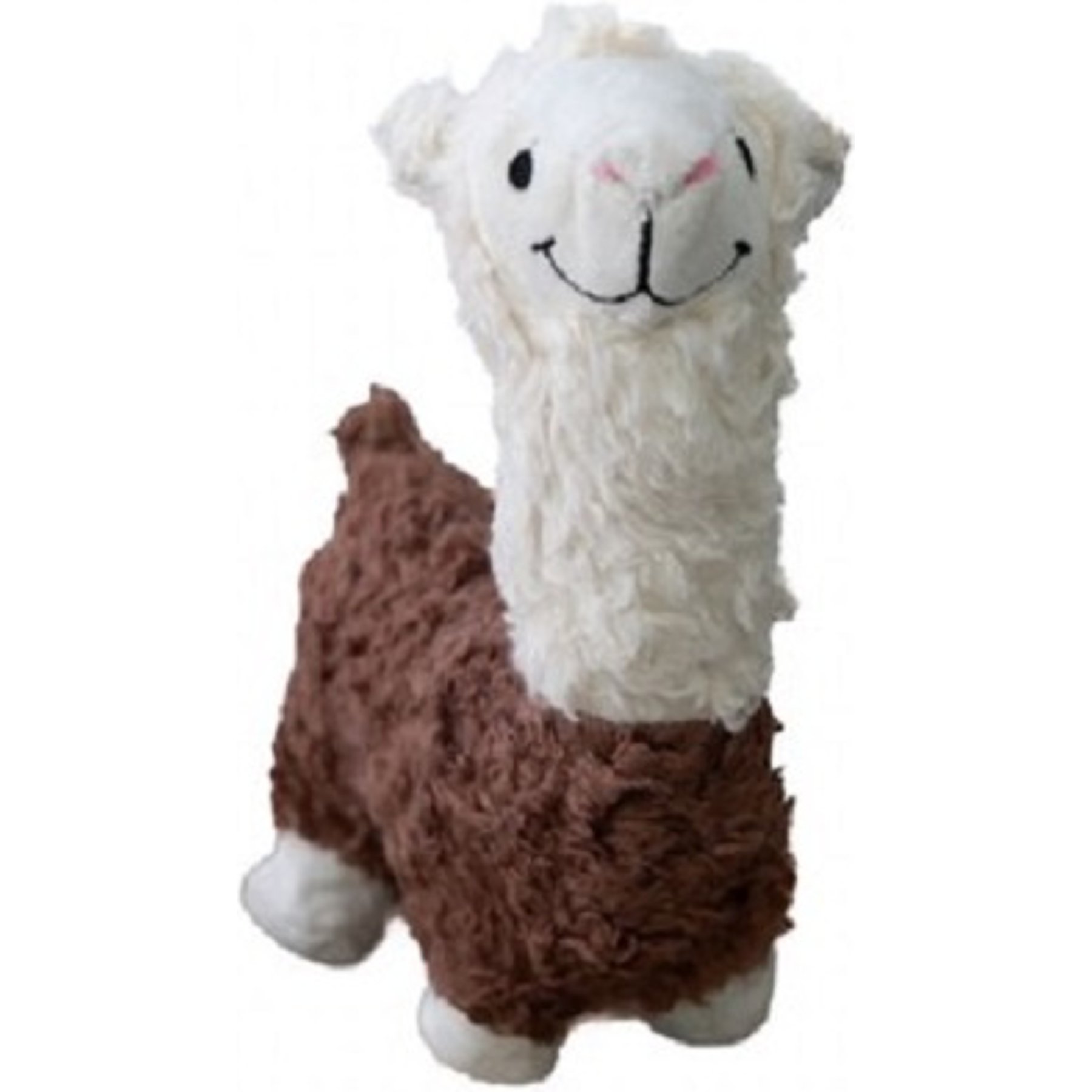 Our Green House Organic Stuffed Alpaca Dog Toy, Brown