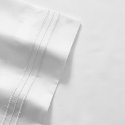Sweet Home Collection 18 to 24-in Extra Deep Pocket Double Brushed High End Microfiber Sheet Set, White, King slide 2 of 6