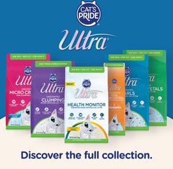 Ultra Fresh Scented Micro Crystals Premium Non-Clumping Cat Litter, 5-lb bag, bundle of 3 slide 2 of 9