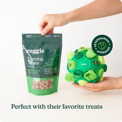 Reggie Hide & Seek Forager Ball for Dogs, Medium, Green slide 2 of 7