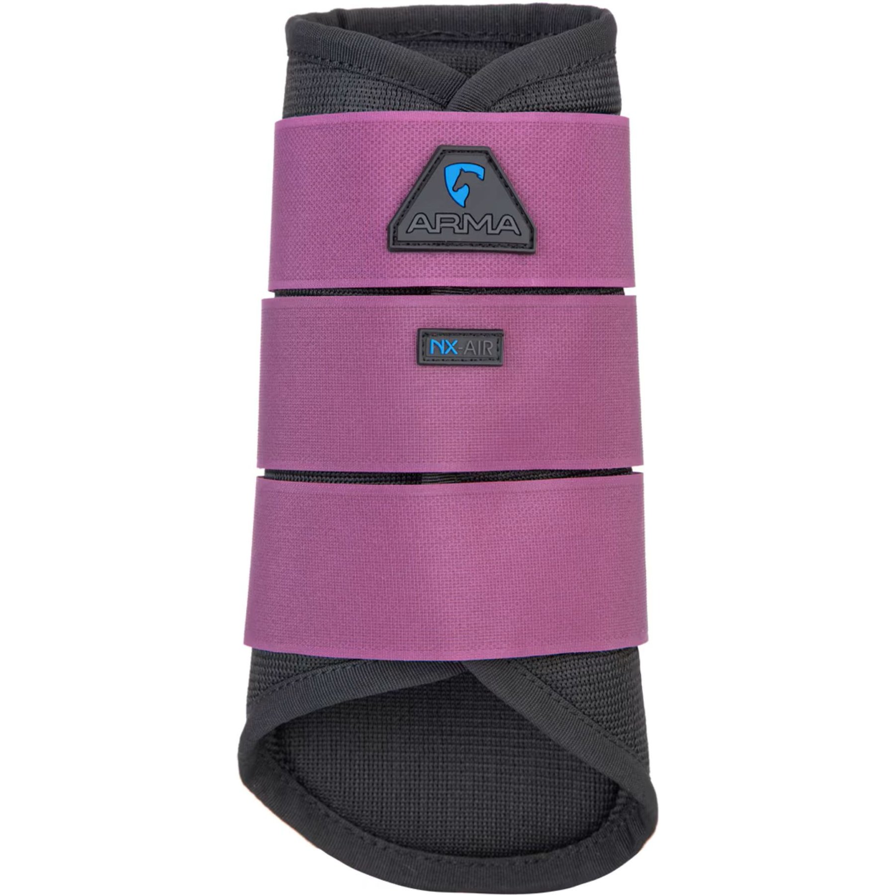 Shires Equestrian Products ARMA Air Motion Brushing Horse Boots, Plum, Full