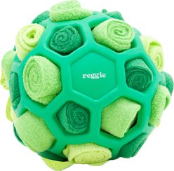 Reggie Hide & Seek Forager Ball for Dogs, Medium, Green