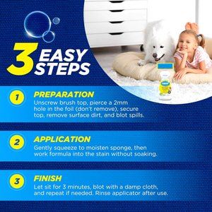 Carbona Oxy Powered Dog & Cat Stain & Odor Remover, 22-fl oz bottle