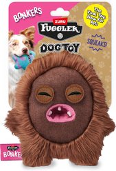Bonkers Fugglers Hedge Grog Dog Plush Toy, 8-in