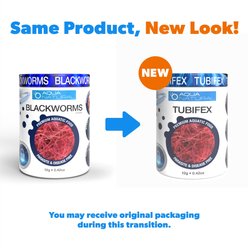 Aqua Natural Grain-Free Freeze-Dried Tubifex Fish Food, 0.42-oz tub slide 2 of 2