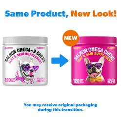 Legitpet Alaskan Salmon Oil Omega-3 Soft Chew Skin & Coat Supplement for Dogs, 120 count slide 2 of 9