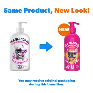 Legitpet Wild Caught Alaskan Salmon Oil Liquid Skin & Coat Supplement for Adult Dogs & Cats, 32-fl oz bottle