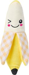 Frisco Banana Plush Kicker Cat Toy with Silvervine & Catnip