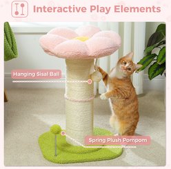 PAWZ Road Flower Super Thick Cat Scratching Post, Beige slide 2 of 9