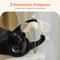 Show in main carousel: PAWZ Road Multi-Level 64-in Cat Tree Tower with 2 Soft Top Perches, 2 Caves & 5 Sisal Scratching Posts, Beige slide 5 of 10
