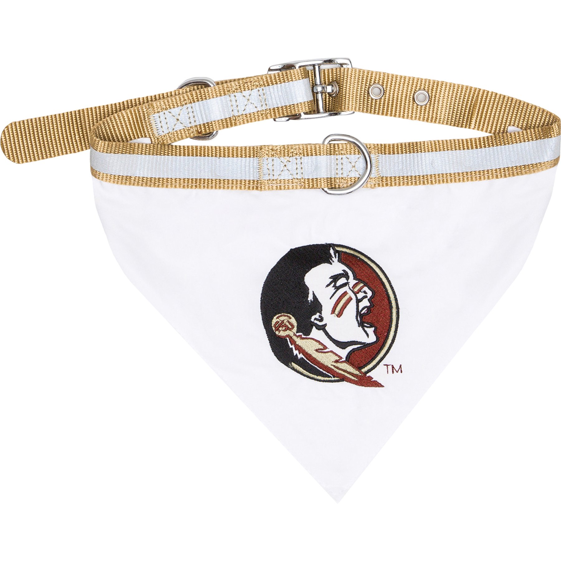 Pets First NCAA Florida State Dog Collar Bandana, Small