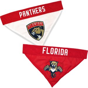 Pets First NHL Florida Panthers Reversible Dog Bandana, Large/X-Large