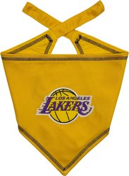 Pets First NBA LA Lakers Tie Around Dog Bandana, Small/Medium