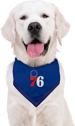 Pets First NBA 76Ers Tie Around Dog Bandana, Small/Medium slide 2 of 5