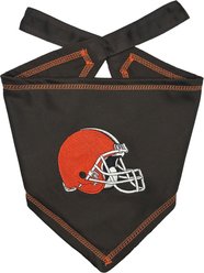 Pets First NFL Cleveland Browns Tie Around Dog Bandana, Small/Medium