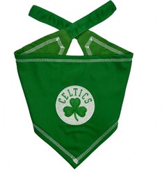 Pets First NBA Boston Celtics Tie Around Dog Bandana, Small/Medium