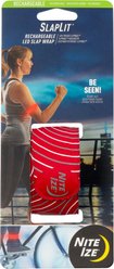 Nite Ize SlapLit Rechargeable LED Slap Wrap, Red