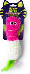 Quirky Kitty Glowing Forest Worm Cat Kicker Toy with Catnip, Multicolor